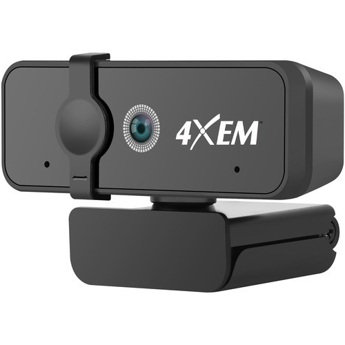 4xem 4XWEBCAM1080HD WebCams 4xem Webcam - 3 Megapixel - 30 Fps - Black - Usb 2.0 Type A - 2048 X 1536 Video - Auto-focus - Micro 841567001402