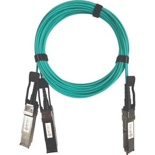 Enet Components MFS1S50-H006E-ENC Cables Enet Mellanox Compatible Mfs1s50-h006e Taa Compliant Functionally Identical 200gbase-aoc Qsfp56-ib T Mfs1s50h006eenc 762047710853