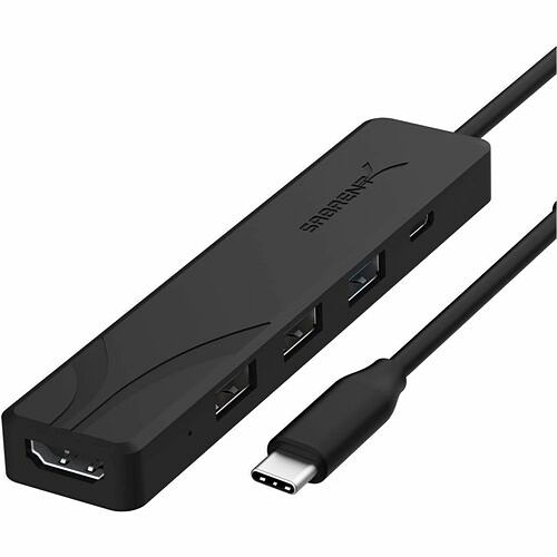 Sabrent HB-TC5P Docking Stations Sabrent Multi-port Usb Type-c Hub - For Keyboard, Mouse, Flash Drive, Printer, Hdtv, Monitor, Projec Hbtc5p 840025251922