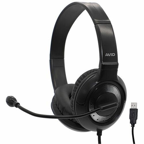 Ergoguys 2AE55KLUSB Headsets/Earsets Avid Ae-55 Usb Headset - Stereo - Usb 2.0, Usb Type A - Wired - 20 Hz - 20 Khz - Over-the-head - Bin 820309000125