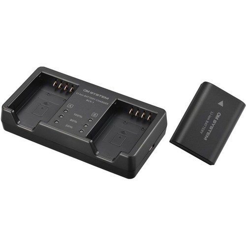 Olympus V6560050U000 Miscellaneous Kits Olympus Om System Lithium Ion Battery With Charger Kit (v6560050u000) 050332193314