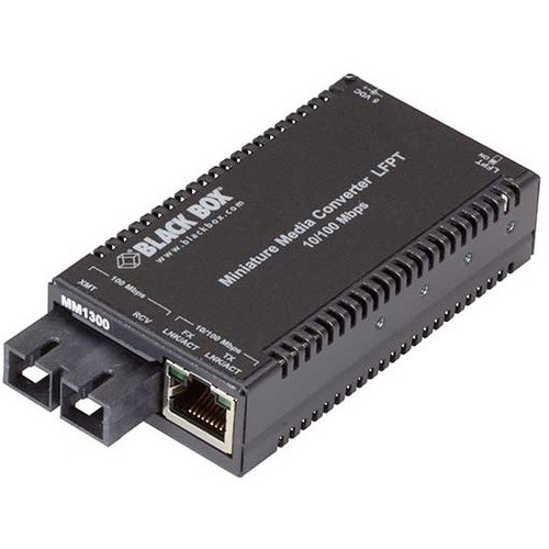 Black Box LHC014A-R4 Transceivers/Media Converters Black Box Multipower Miniature Transceiver/media Converter - 1 X Network (rj-45) - 2 X Sc Ports - Du Lhc014ar4 822088149026