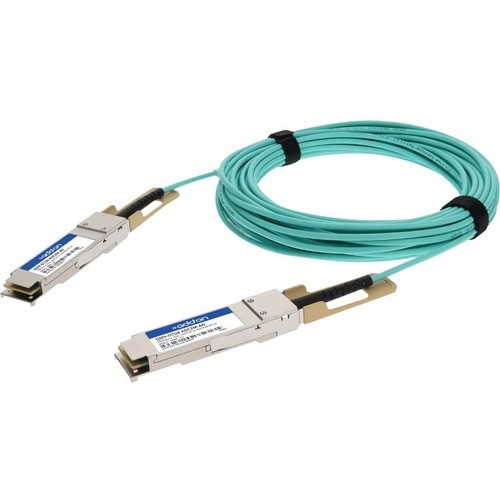 Addon QSFP-OTU4-AOC2M-AO Cables Addon Fiber Optic Network Cable - 6.56 Ft Fiber Optic Network Cable For Network Device - First End:  Qsfpotu4aoc2mao 195285483188