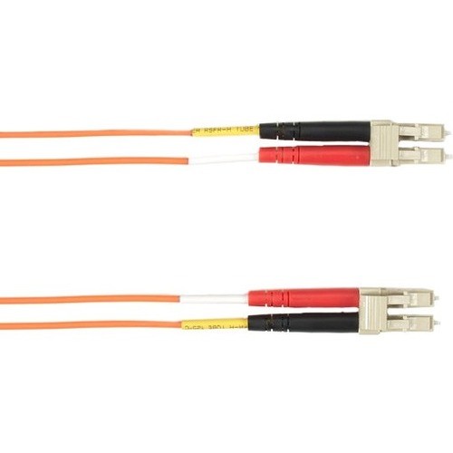 Black Box FOCMPM4-004M-LCLC-OR Cables Black Box Colored Fiber Om4 50/125 Multimode Fiber Optic Patch Cable - Ofnp Plenum - 13.12 Ft Fiber  Focmpm4004mlclcor 