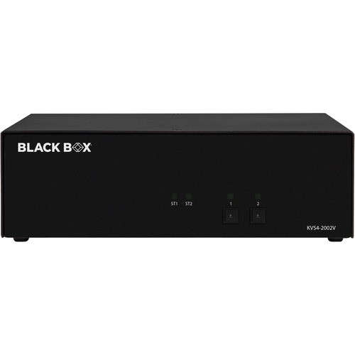 Black Box KVS4-2002V KVM Switchboxes Black Box Secure Niap 4.0 Certified Kvm Switch - Displayport - 2 Computer(s) - 2 Local User(s) - 4k  Kvs42002v 735816696344