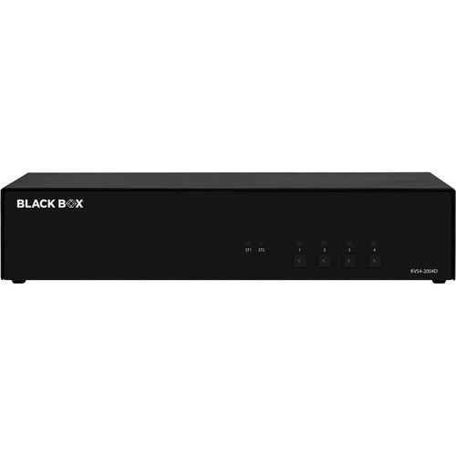 Black Box KVS4-2004D KVM Switchboxes Black Box Secure Kvm Switch - Dvi-i - 2 Computer(s) - 4 Local User(s) - 2560 X 1600 - 6 X Usb - 10 X Kvs42004d 735816735418