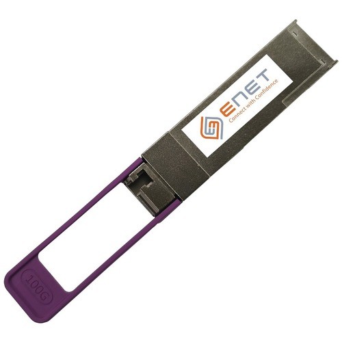 Enet Components E100G-QSFP28-BXU-10KM-ENC Switch Modules Enet Ruckus (formerly Brocade) E100g-sqfp28-bxu-10km Compatible Taa Compliant Functionally Identical E100gqsfp28bxu10kmenc 762047711515