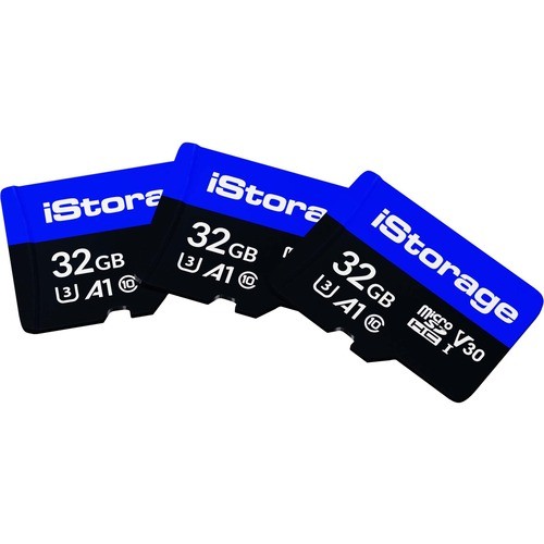 Istorage_kanguru IS-MSD-3-32 Memory Cards 3 Pack Istorage Microsd Card 32gb   Encrypt Data Stored On Istorage Microsd Cards Using Datashur Sd  Ismsd332 810111420525