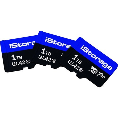 Istorage_kanguru IS-MSD-3-1000 Memory Cards 3 Pack Istorage Microsd Card 1tb   Encrypt Data Stored On Istorage Microsd Cards Using Datashur Sd U Ismsd31000 810111420570