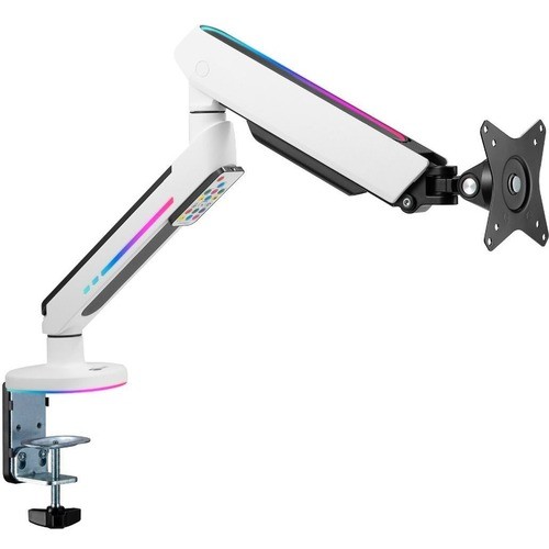 Siig CE-MT3J11-S1 Mounting Kits Siig Premium Single Monitor Arm Desk Mount With Gaming Rgb Lighting - Full-motion Universal Fit For  Cemt3j11s1 662774044477