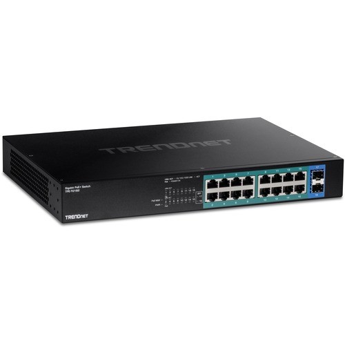 Trendnet TPE-TG182 Switches & Bridges 18-port Gigabit Poe+ Switch (240w) (tpe-tg182) Tpetg182 710931162349