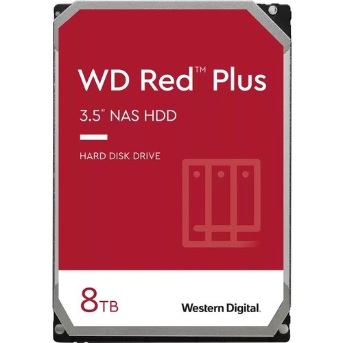 Western Digital WD80EFZZ Hard Drives Wd Red Plus Wd80efzz 8 Tb Hard Drive - 3.5" Internal - Sata (sata/600) - Conventional Magnetic Recor 718037896755