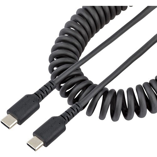 Startech R2CCC-1M-USB-CABLE Cables Startech.com 3ft (1m) Usb C Charging Cable, Coiled Heavy Duty Fast Charge And Sync Usb-c Cable, High Q R2ccc1musbcable 065030893589