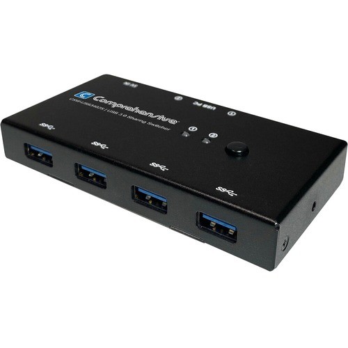 Comprehensive Cable CSW-USB3402S USB/Firewire Adapters Comprehensive 4 Port Usb 3.0 Device Sharing Switcher - Usb 3.0 - External - 4 Usb Port(s) - 4 Usb 3. Cswusb3402s 808447082517