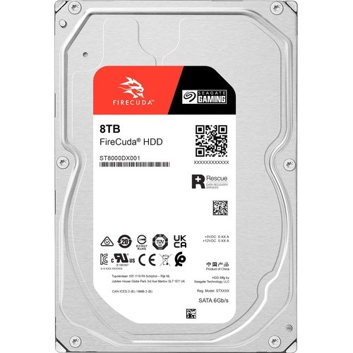 Seagate ST8000DX001 Hard Drives Seagate Firecuda St8000dx001 8 Tb Hard Drive - 3.5" Internal - Sata (sata/600) - Conventional Magnet 763649169995