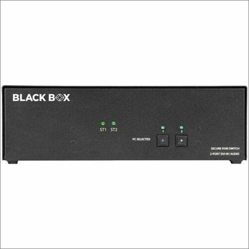Black Box KVS4-2004DX KVM Switchboxes Black Box Secure Niap 4.0 Certified Kvm Switch - Dvi-i - 4 Computer(s) - 1 Local User(s) - Wqxga - 2 Kvs42004dx 