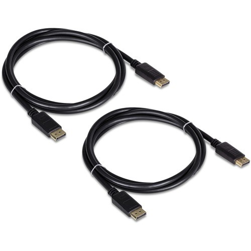Trendnet TK-DP06/2 Cables Trendnet 6 Foot Displayport 1.2 Cable, 2-pack, Includes 2 X Displayport 1.2 Cables, Supports Up To 2 Tkdp062 710931170276