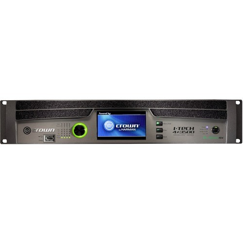 Harman Pro 4X3500HDB-U-USFX A/V Receivers & Amplifiers Crown I-tech Hd I-tech 4x3500hd Amplifier - 16 Kw Rms - 4 Channel - 0.4% Thd - 20 Hz To 20 Khz - Eth 4x3500hdbuusfx 691991008023