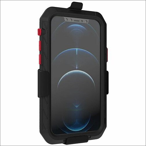 The Joy Factory CPA307H Carrying Cases The Joy Factory Axtion Extreme Rugged Carrying Case (holster) Apple Iphone 12 Smartphone - Weather P 810041120724