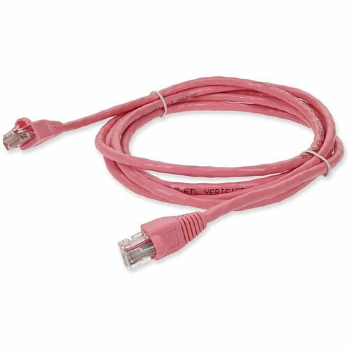 Addon ADD-10FCAT5E-PK Cables Addon 10ft Rj-45 (male) To Rj-45 (male) Straight Pink Cat5e Utp Pvc Copper Patch Cable - 10 Ft Categ Add10fcat5epk 821456736936