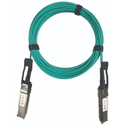 Enet Components P06153-B25A-ENC Cables Enet Taa Compliant 200gbase-aoc Qsfp56 To Qsfp56 Infiniband Hdr Active Optical Cable 850nm 25m (82.0 P06153b25aenc 762047713861