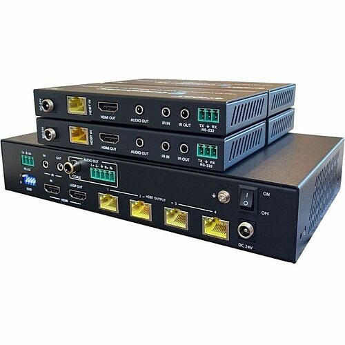Comprehensive Cable CDA-CAT14018G Signal Splitters/Amplifiers Comprehensive Cda-cat14018g Audio/video Distribution Amplifier - 492 Ft Maximum Operating Distance - Cdacat14018g 808447082661