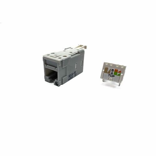 C2g HDJ6-78 Cable Ends/Connectors Ortronics Clarity High Density Jack (hdj) Cat6, T568a/b, Dark Gray - 1 Pack - 1x Rj-45 Network - Fem Hdj678 662875253983