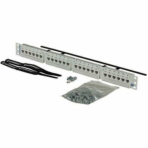 C2g PHD6AU24-W Patch Panels Ortronics Clarity Cat6a 24 Port Flat Panel, 110/6port, T568a/b, 1ru, White - 24 Port(s) - 24 X Rj-45 Phd6au24w 662875730255
