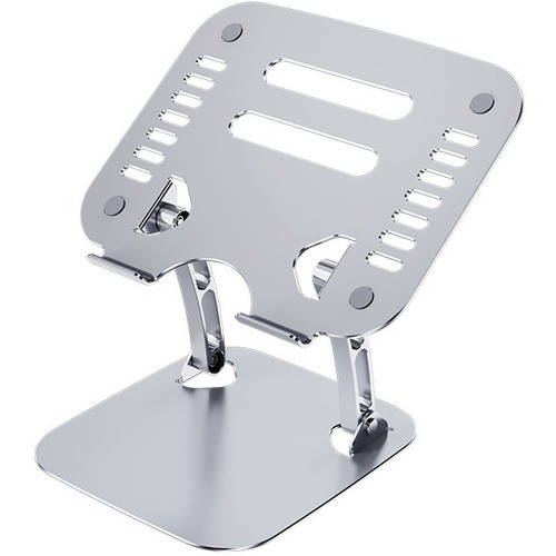 4xem 4XTS067 Stands & Cabinets 4xem Laptop Metal Stand - Silver - 12.4" Height X 7.8" Width - Metal, Aluminum Alloy, Silicone, Stai 841567002744