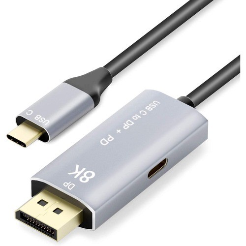 4xem 4XTPC026B1M Cables 4xem 8k/4k 1m Usb-c To Displayport Cable With Power Delivery - 3.28 Ft Displayport/usb-c A/v Cable F 841567003062