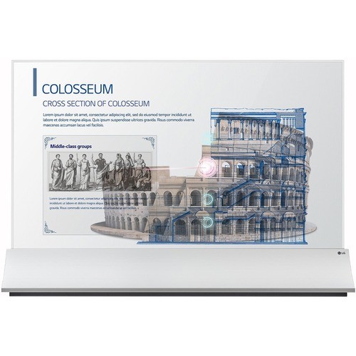 Lg 55EW5PG-S Digital Signage Systems Lg Transparent Oled Signage - 55" Oled - 1920 X 1080 - 400 Nit - 1080p - Hdmi - Usb - Serialethernet 55ew5pgs 195174035061