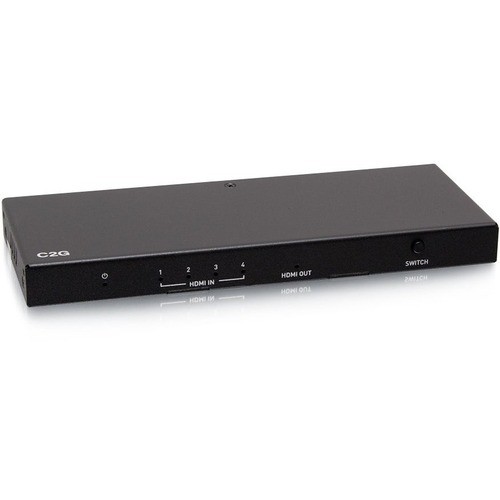 C2g C2G41604 VGA Switchboxes C2g 4-port Hdmi Switch - 4k Hdmi Video Switch Box - 4096 X 2160 - 4k - 4 X 1 - Display - 1 X Hdmi Ou 757120416043