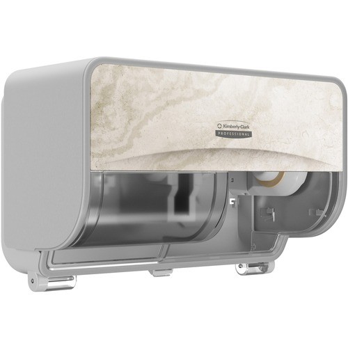 Kleenex 58742 Tissue & Napkin Dispensers Icon Standard Roll Horizontal Toilet Paper Dispenser KCC58742 036000587425