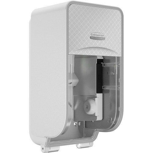 Kleenex 53696 Tissue & Napkin Dispensers Icon Standard Roll Vertical Toilet Paper Dispenser KCC53696 036000536966
