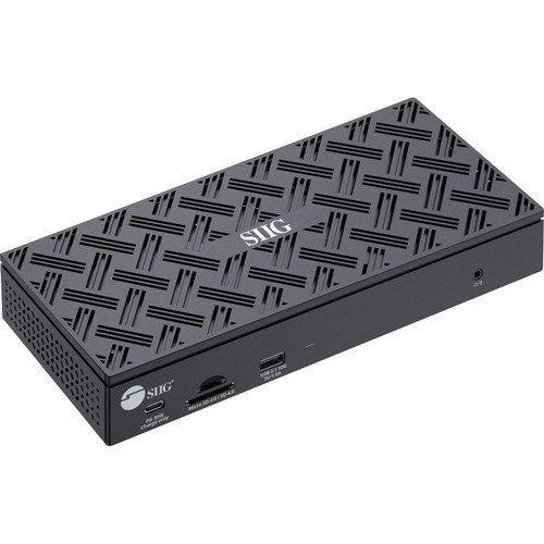 Siig JU-DK0Q11-S1 Docking Stations Siig Usb-c Quad Hybrid 4k Video Docking Station With 100w Pd - Usb-c To Hdmi Or Displayport - Usb 10 Judk0q11s1 662774045122