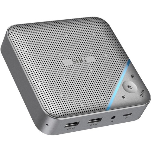 Siig JU-DK0S11-S1 Docking Stations Usb-c Multitask Mini Dock With Conference Speaker Judk0s11s1 662774045290