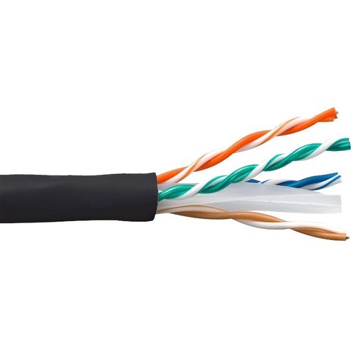 Enet Components C5E-STBK-1K-ENC Cables Enet Cat5e Stranded 24awg 4pair, 350 Mhz Copper Cable Utp Cmr Jacket 1000ft, Black - 1000 Ft Categor C5estbk1kenc 762047714769