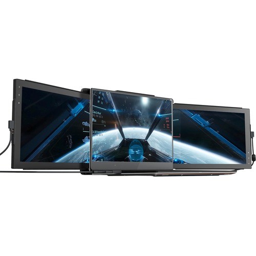 Mobile Pixels 101-1003P02 Monitors Mobile Pixels Trio 12.5" Full Hd Lcd Monitor - 16:9 - Gunmetal Gray - 13" Class - 1920 X 1080 - 300  1011003p02 850001446198