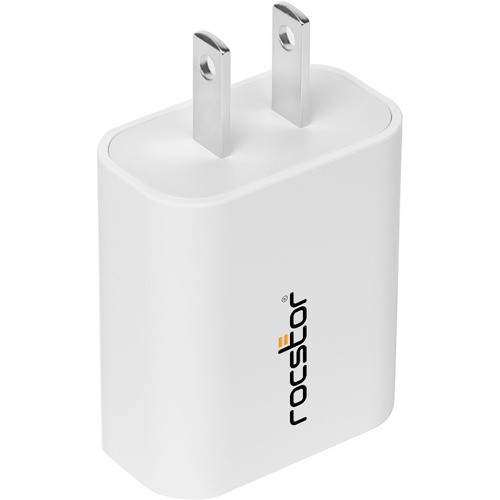 Rocstor Y10A256-W1 Power Adapters Rocstor 20w Smart Usb-c Power Adapter - For Appleandreg; Iphoneandreg; 8, 10, 11, 12, And 13, Ipad Proandreg Y10a256w1 810606035241
