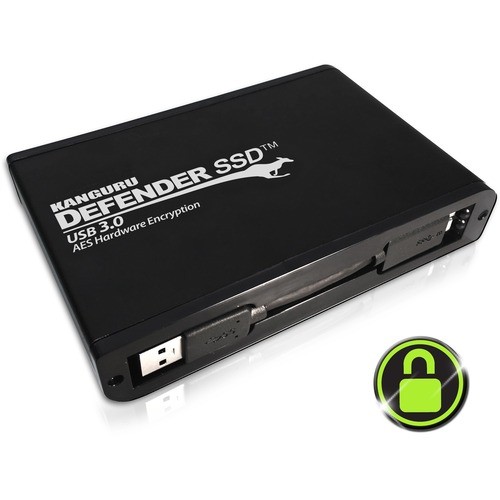 Istorage_kanguru KDH3B-35-2TSSD Hard Drives Defender Ssd 35 Aes 256-bit Hardware Encrypted External Solid State Drive - Confidently Store Sensit Kdh3b352tssd 705110115506