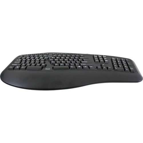Adesso AKB-150UB Keyboards & Keypads Adesso Desktop Ergonomic Keyboard - Cable Connectivity - Usb Interface - 105 Key - 20 Multimedia, In Akb150ub 783750011457