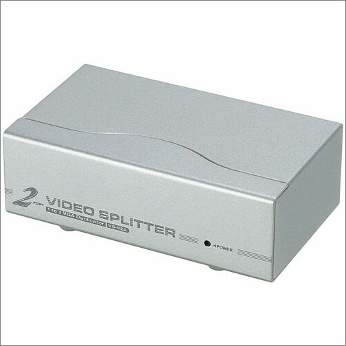 Aten VS92A-MA Signal Splitters/Amplifiers Aten 2-port Vga Splitter (350mhz) - 1920 X 1440 - 350 Mhzmaximum Video Bandwidth - 98.43 Ft Maximum  Vs92ama 672792013010
