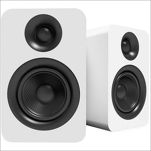 Kanto YUP6 Speakers Kanto Yu Passive Yup6 2-way Bookshelf, Tabletop Speaker - 100 W Rms - Matte White - 5.25" Woven Aram 800152720609