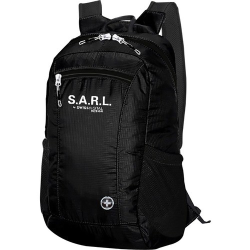 Swissdigital SD1595-01 Carrying Cases Swissdigital Design Carrying Case (backpack) Notebook - Black - Water Resistant - Shoulder Strap (sd Sd159501 850016874306