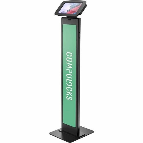 Maclocks 140B105GA8SB Stands & Cabinets Maclocks Galaxy Tab A8/a7 Lite Enclosure Brandable Floor Stand - Space Brandme - Up To 10.5" Screen  819472025851