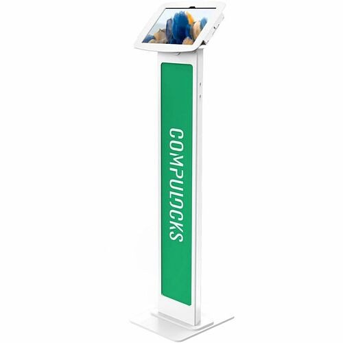 Maclocks 140W105GA8SW Stands & Cabinets Compulocks Galaxy Tab A8/a7 Lite Enclosure Brandable Floor Stand - Space Brandme - 10.5" To 24" Scre 819472025950