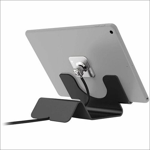 Maclocks CL02HUTL Cable Locks Compulocks Universal Tablet Secured With Dual Head Keyed Cable Lock - Keyed Lock - Black, Silver - 6 819472024281