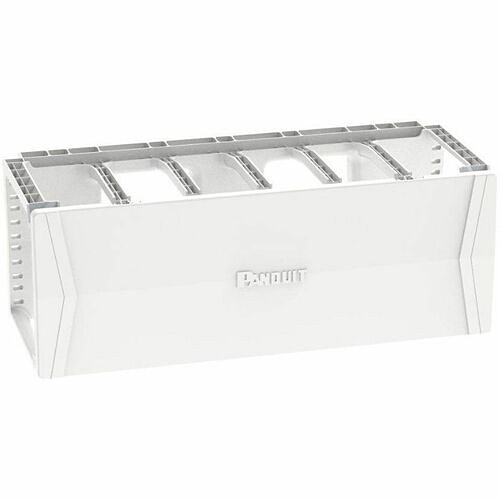 Panduit PR2HF4WH Cable Management Panduit Patchrunner 2 Horizontal Manager - Horizontal Cable Manager - White - 4u Rack Height - Acryl 