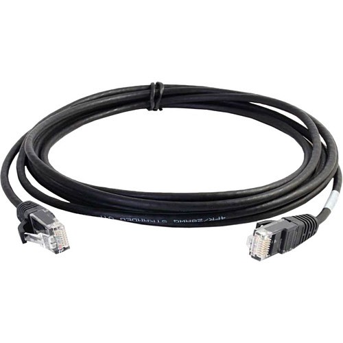 C2g CG01109 Cables C2g 10ft Cat6 Snagless Unshielded (utp) Slim Network Patch Cable - Black - 10 Ft Category 6 Network  