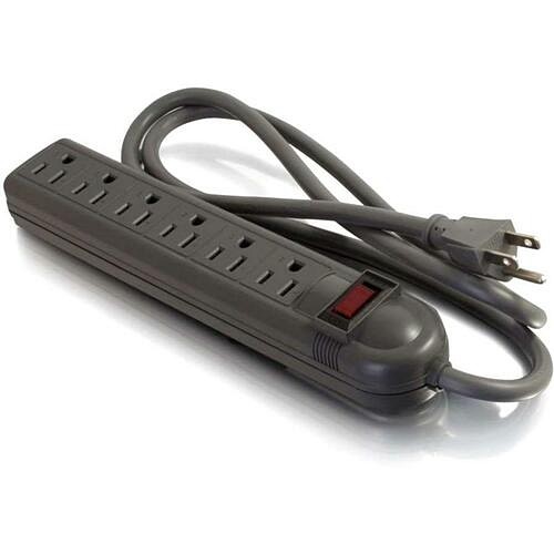 C2g CG29300 Surge Protectors C2g 6-outlet Power Strip With Surge Suppression - 6 Receptacles (cg29300) 